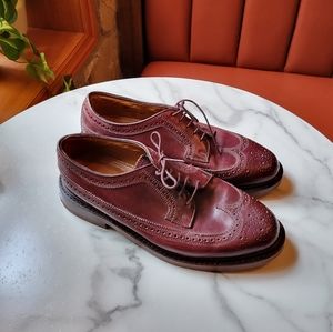 Florsheim Limited Wingtip Oxfords in Burgundy